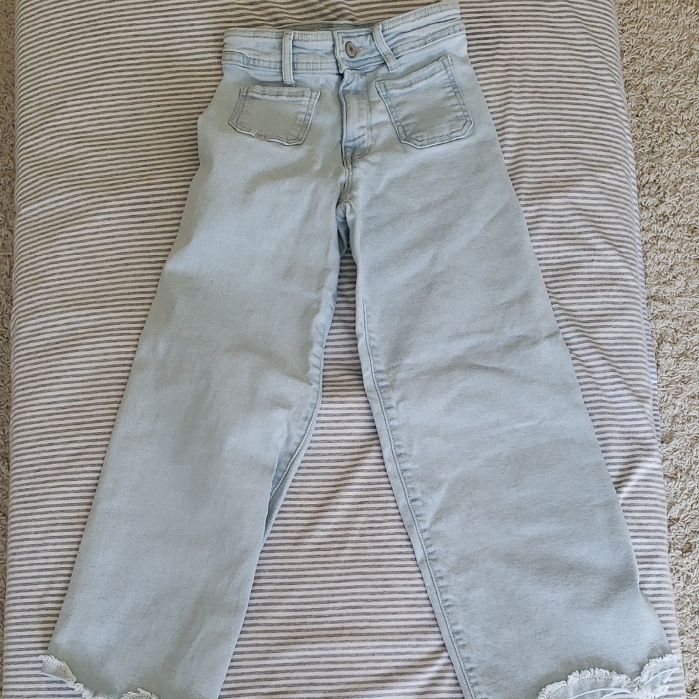 Zara Girl's Light Wash  Jeans